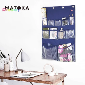 Настенный карман MATOKA, настенный держатель для файлов, Офисная подвесная папка для файлов, Стойка для журналов, ящик для сортировки почты, Офисные школьные принадлежности Изображение