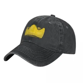 Милая желтая ковбойская шляпа с короной, бейсбольная кепка для вечеринок, аниме, мужские кепки, женские Кепки Изображение