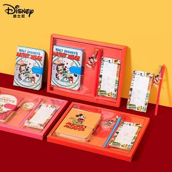 Disney Mickey Minnie N9913 Блокнот с аниме, Мультяшные Блокноты для письма, Школьные Канцелярские принадлежности, Подарок для студентов Изображение