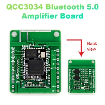 QCC3034 Плата усилителя Bluetooth 5,0 Музыка Без Потерь Bluetooth Усилитель TWS 2X3/5 Вт Поддержка AAC APTX APTXLL APTXHD Изображение