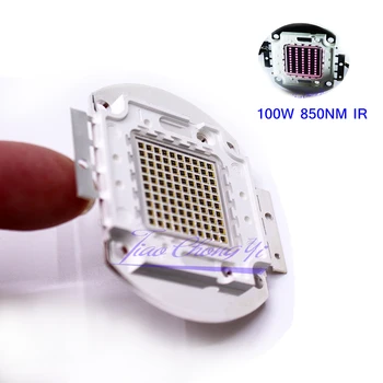 100 Вт Мощный светодиодный чип IR COB встроенный 850 Нм излучатель Ламповые Диодные компоненты Высокой мощности Изображение