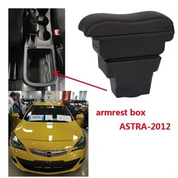 Для Opel Astra gtc Коробка для подлокотников содержимое центрального магазина Коробка для подлокотников Astra с подстаканником пепельница с интерфейсом USB 2012 Изображение