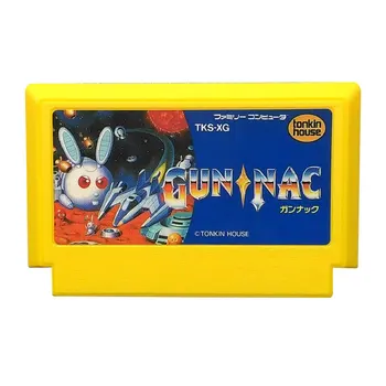 8-разрядный игровой картридж GunNac для 60-контактной игровой консоли TV, японская версия Изображение