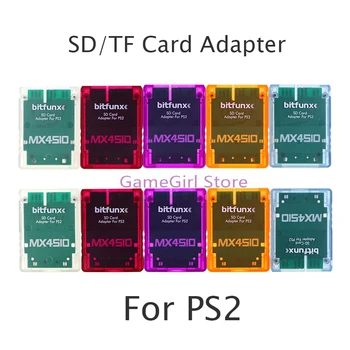 10шт Адаптер Для Чтения Карт MX4SIO SIO2SD SD/TF Card Reader Для Аксессуаров Игровой Консоли Playstation 2 PS2 Изображение