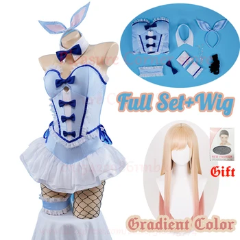 2023 Новый Kitagawa Marin Blue Bunny Girl My Dress-Up Darling Marin Kitagawa Bunny Girl Костюмы Для Косплея, Ролевые игры, Косплей Наряд Изображение