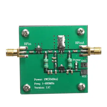 1 шт. модуль широкополосного усилителя мощности FM HF VHF мощностью 1-930 МГц 2 Вт. Изображение