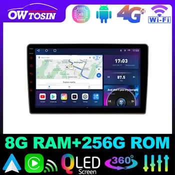 Owtosin QLED 1280*720 P 8 Core 8 + 128 Г Android Автомагнитола для Toyota Camry XV20 1996-2002 GPS CarPlay 4G LTE WiFi Android Auto DSP Изображение