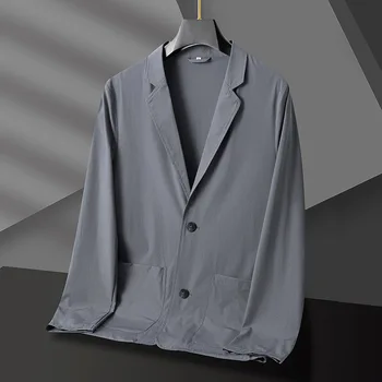 7081-мужская новая корейская модная профессиональная куртка для делового отдыха, роскошный костюм в стиле Yinglun Изображение