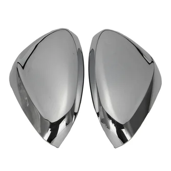 Хромированная крышка зеркала заднего вида, боковое крыло, крышка зеркала заднего вида для Peugeot 2008 Изображение