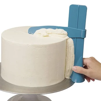 Скребок для торта, инструмент для разглаживания крема для торта, скребок для сглаживания краев торта, Крем для украшения формы для выпечки, посуда, Инструмент для торта Изображение
