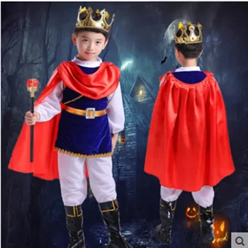 Детский костюм для Косплея На Хэллоуин, Весенне-летний Костюм Для выступлений Мальчиков, Сказочный Принц в роли Пирата, Сценический костюм Для выступлений. Изображение