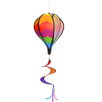 Уникальный спиннер для воздушных шаров, Геометрическая 3D Вращающаяся Ветряная мельница, Твистер, Подвесные Ловцы ветра, Красочное украшение сада и двора. Изображение