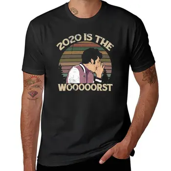 2020 - худшая футболка, футболки с графическими надписями, забавные футболки с коротким рукавом, мужские футболки с графическими надписями, большие и высокие Изображение