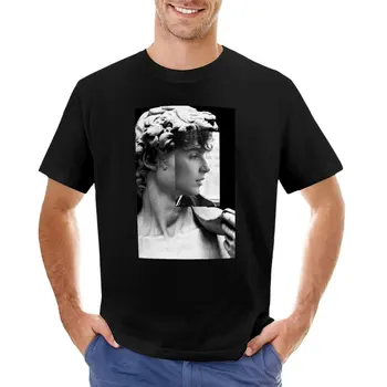 Футболка с черно-белым изображением Дэвида Сент-Тимоти Шаламе, милая одежда, футболки с графическим рисунком, мужские футболки с графическим рисунком. Изображение