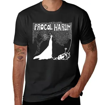 Новая футболка Procol Harum, футболка для мальчика, летние топы, рубашка с животным принтом для мальчиков, мужская футболка Изображение