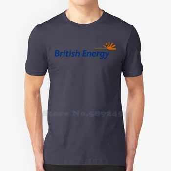 Футболка с логотипом бренда British Energy, Уличная Одежда, Футболки с Рисунком высшего качества. Изображение