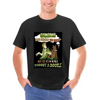 Кто-нибудь, передайте Шэгги Мешковатую милую футболку унисекс ScoobyDoo Изображение