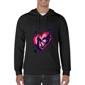 Новый пуловер с капюшоном angel dust love heart, модная мужская блузка, мужская дизайнерская одежда, толстовка с рисунком Изображение