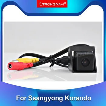Камера заднего вида HD CCD для Ssangyong new Actyon Korando Водонепроницаемая камера парковки заднего вида в ночной версии Изображение