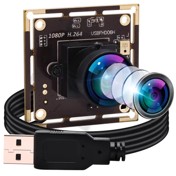 Модуль Камеры USB 2MP Промышленного Низкого Освещения 0.01Lux IMX323 OTG Широкоугольный 150degree USB Модуль Камеры для Рекламной машины Android Изображение