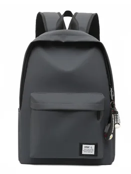 Мужской рюкзак из новой водонепроницаемой ткани Оксфорд, школьная сумка для студентов колледжа, перезаряжаемая через USB, рюкзак для отдыха большой емкости Изображение