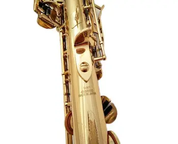Япония Совершенно Новый S-901 Прямой сопрано-саксофон Си-бемоль Для игры на музыкальных инструментах Профессиональный топ Бесплатная доставка Изображение