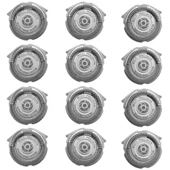 12 сменных бритвенных головок SH50/52 для бритв Philips Norelco серии 5000 и AquaTouch Изображение