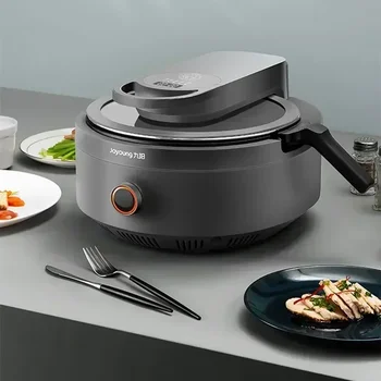 Кухонная машина Joyoung Робот Электрическая сковорода без дыма точный контроль температуры Интеллектуальная Автоматическая плита CJ-A9 Серый Изображение