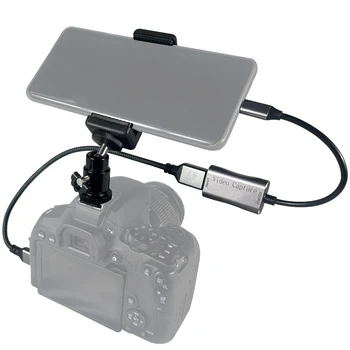 Для Телефона, Планшета, Проектора, Видеокамеры, Совместимого с Кабелем-Адаптером MINI-HDMI, Карты Видеозахвата 4K для DSLR-Камеры Vlog Filmmaker Изображение