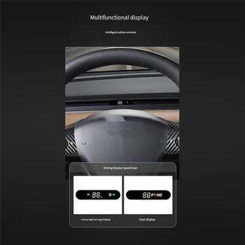 Автомобильный головной дисплей HUD для Tesla модель 3, модель Y, приборная панель, специальная электроника, цифровой спидометр Изображение