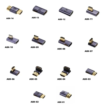 HDMI-совместимый адаптер HDMI-совместимый Женский конвертер HDMI-совместимый мужской адаптер UHD2.1 Поддерживает 8K 60Hz 4K 120Hz 48Gbps Изображение
