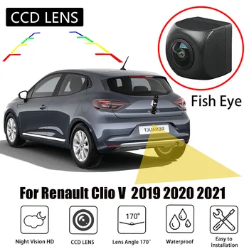 Камера заднего Вида Для Renault Clio V NEW Clio 2019 2020 2021 Аксессуары CCD Ночного Видения Реверсивная Резервная Парковочная Камера Изображение