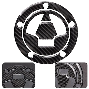 Защитная накладка для бака мотоцикла из углеродного волокна, наклейка-наклейка для KAWASAKIZ750 Z1000 07-13, крышка для газойля, украшение кузова Изображение