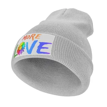 Вязаная шапочка More Queer Love, модная шляпа для папы с тепловым козырьком, женская пляжная одежда, мужская одежда Изображение