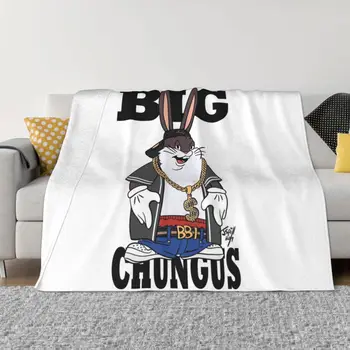 Большая футболка Chungus, Покрывало Для Кемпинга, Большое Одеяло Для Ворса Изображение