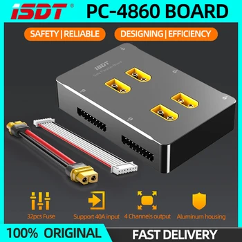 ISDT PC-4860 Lipo Зарядное Устройство 1-8 S XT60 Безопасная Плата Параллельной Зарядки Баланс Зарядной Пластины Для RC FPV Зарядное Устройство Изображение