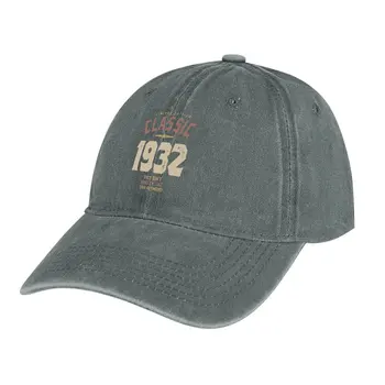 Классическая Ковбойская шляпа 1932-90-х годов рождения, винтажная ретро-ковбойская шляпа, рыболовная кепка, шляпа-дерби, женская пляжная одежда, мужская Изображение