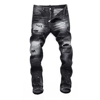 мужские модные брендовые джинсы Изображение