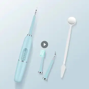 Электронная отбеливающая зубная щетка с индуктивной базовой зарядкой, электрическая зубная щетка с удобной ручкой, зубная щетка для скалывания зубов Изображение