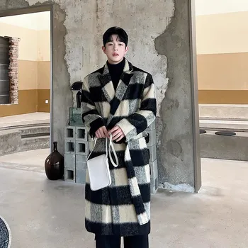 TR10104 Модное мужское пальто 2023 осенне-зимняя модная повседневная ветровка Изображение