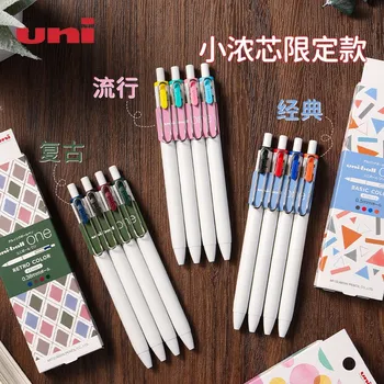 Набор гелевых ручек Uni Ball One Ink UMN-S-4C 0,38 мм 0,5 мм, базовая ретро-поп-версия, Ограниченная серия, Япония Изображение