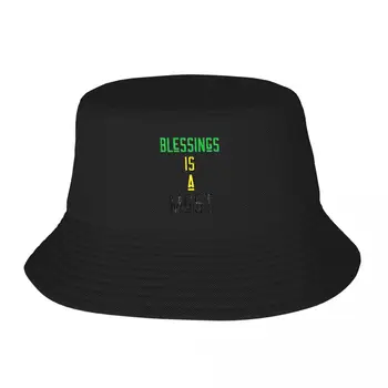 New Blessing - самая популярная шляпа-ведро, модная пляжная солнцезащитная шляпа для гольфа, женская мужская Изображение