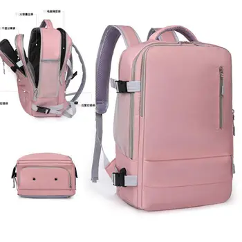 Модный женский рюкзак большой емкости, легкие рюкзаки, портативные сумки корейской версии для девочек и студентов Изображение