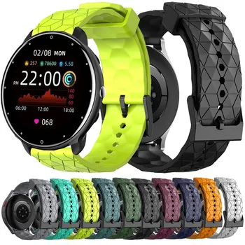 22-мм ремешок для часов LIGE 2023 Ремешок для плавания Смарт-часы Силиконовый мягкий Дышащий спортивный браслет Изображение