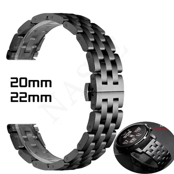 20 мм 22 мм correa Metal Стальной ремешок для часов Huawei Watch GT 2 Pro Smart Watch Сменный Ремешок для Samsung Galaxy 42 46 мм Изображение