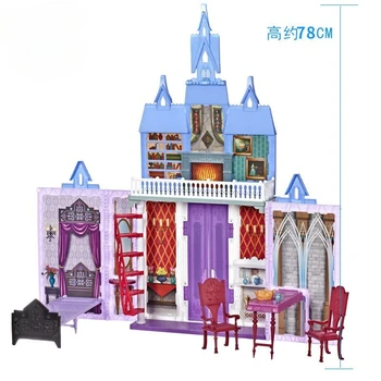 Новая фигурка принцессы Диснея Эльзы и принцессы Анны из аниме, собранные игрушки, креативные персонализированные детские игрушки, украшения, праздничные подарки Изображение