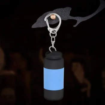 1 шт USB Мини-Факел Фонарик СВЕТОДИОДНЫЙ Портативный Перезаряжаемый с дверной цепочкой для ключей Изображение