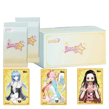 Коллекционные Открытки Senpai Goddess Haven Sexy Goddess Story Character Card New Mika Beauty MR Genshin Rainbow Card Storage Memorial Изображение