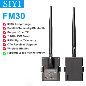 SIYI FM30 2.4G 30 КМ Радиомодуль Для Передачи Данных На Большие Расстояния Телеметрия Bluetooth С Мини-Приемником FR OpenTX OTA Гоночные Дроны RC Изображение