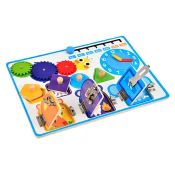 Календарь Монтессори, деревянная игрушка, время года, познавательные головоломки, учебные пособия, обучающая доска, развивающая игрушка для детей Изображение